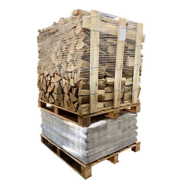 Palette Mixte Bois Compressé + Box Bois de Chauffage 50cm