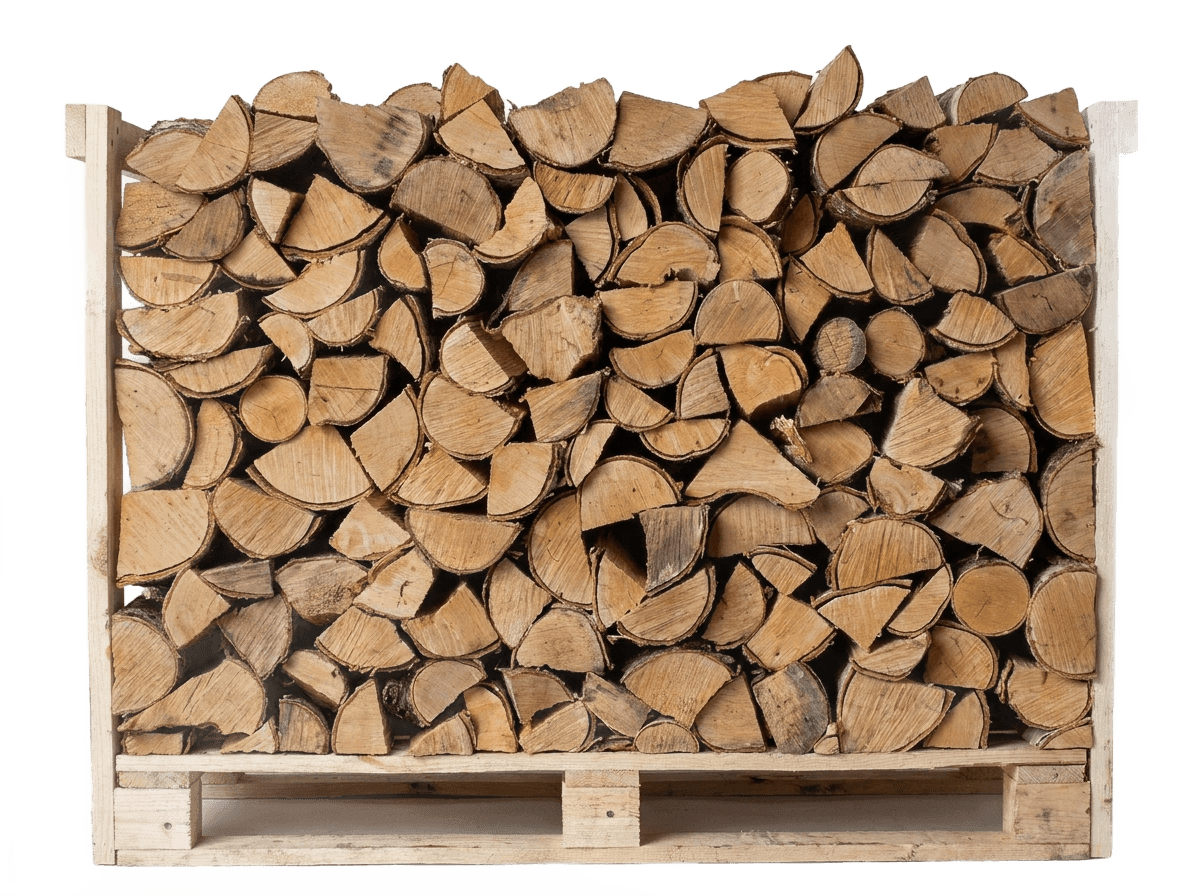 Bouleau Demi-Palette – Bois de Chauffage Séché au Four