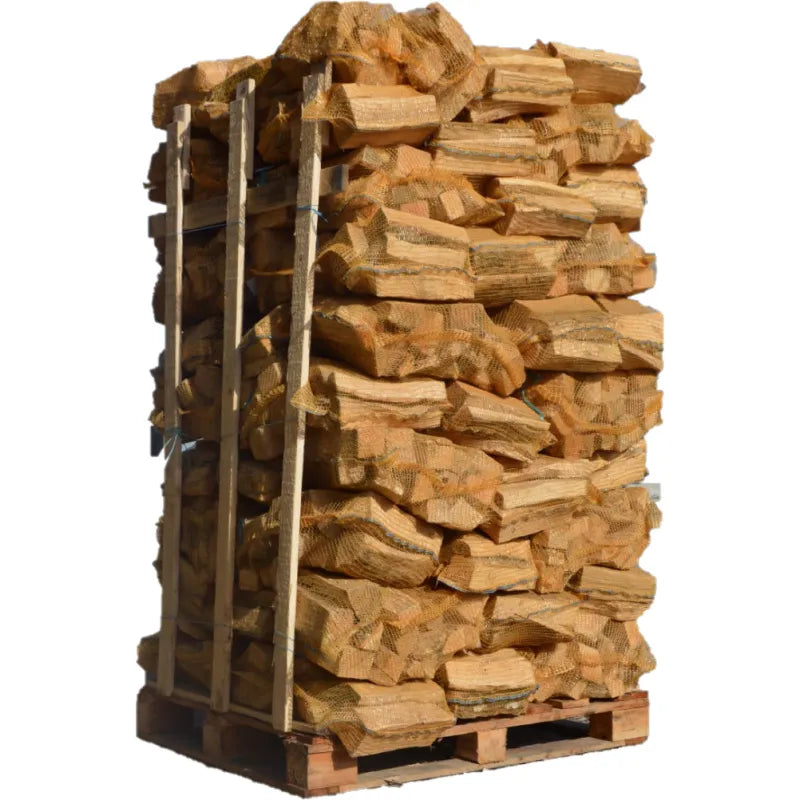 Palette de 70 Filets 25dm³ – Bois de Chauffage 33cm