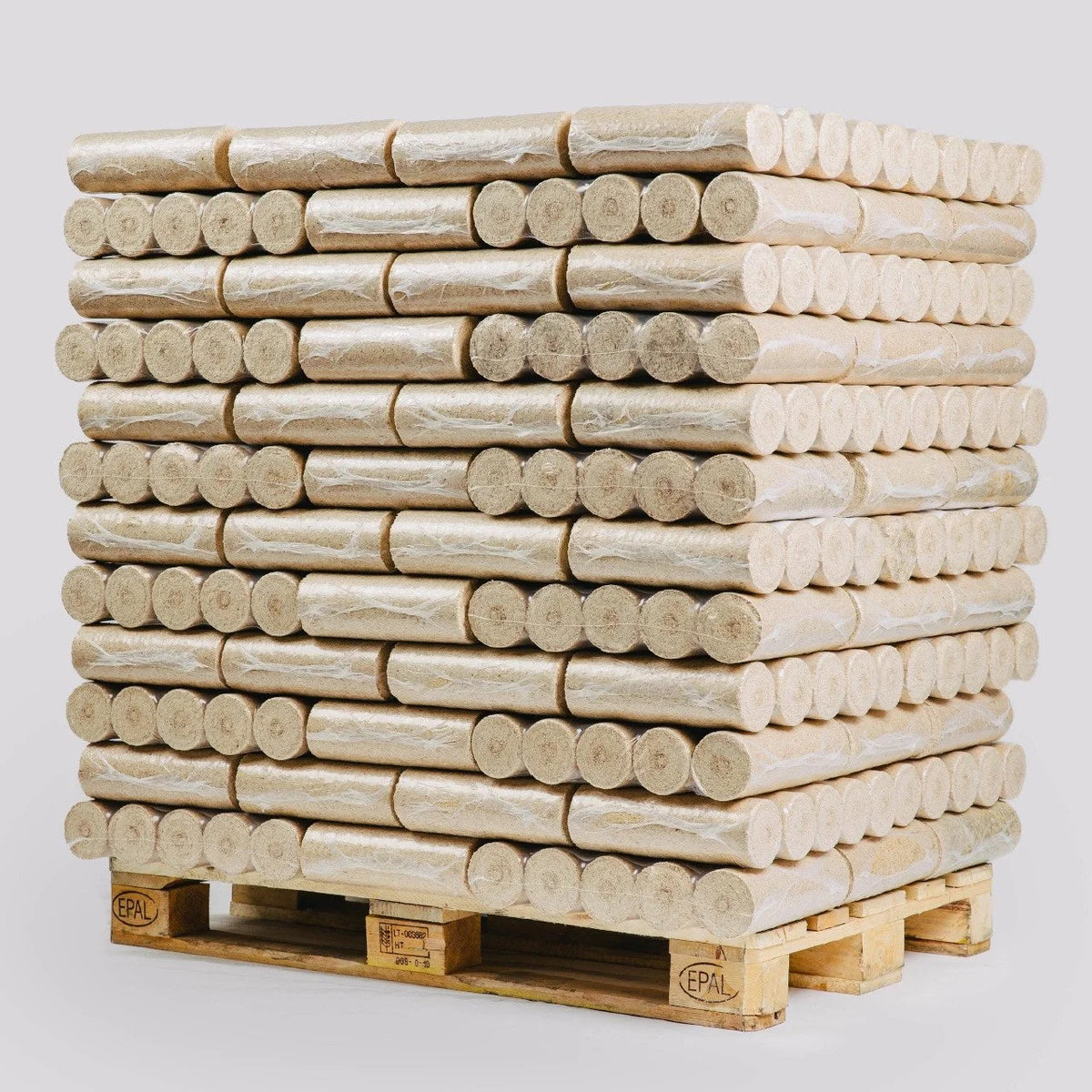 Briquettes de Bois Pellini sans Trou – Palette de 960 Kg