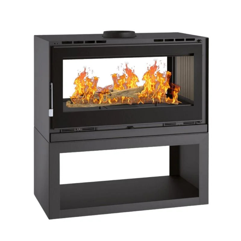 Poêle à Bois 2 Vitres – FIREMATIC Ottawa-S 12,6 kW