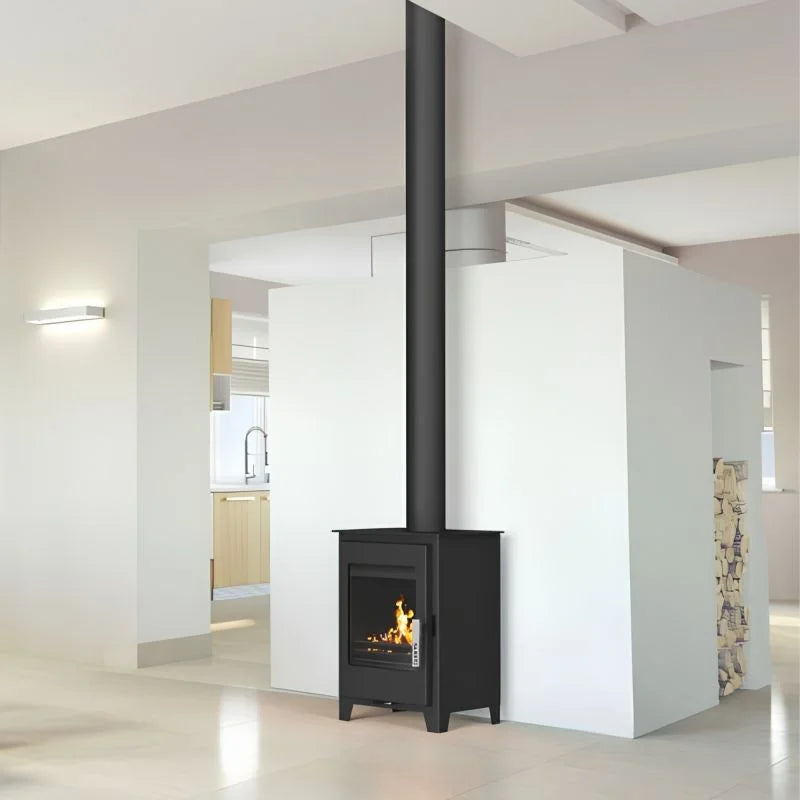 Poêle à Bois Étanche en Fonte – SUPRA Oscar 4,8 kW