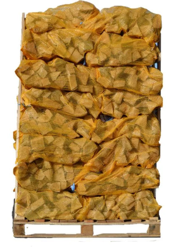 Palette de 48 Filets 50dm³ – Bois de Chauffage 33cm